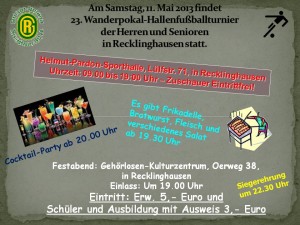 Fussball-Einladung-Prgramm am 11.05.2013