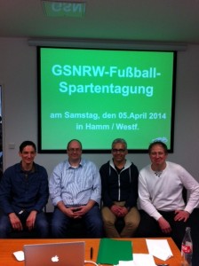  (v.l.n.r. Boris Bovermann, Lothar Kolf, Martin Rothe u. Mathias Tamm).